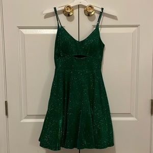green dress - from dillards